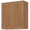 Armario Aereo 2 Portas 80 cm MDP Requinte C632 Nature Henn
