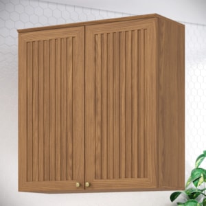 Armario Aereo 2 Portas 80 cm MDP Requinte C632 Nature Henn
