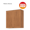 Armario Aereo 2 Portas 80 cm MDP Requinte C632 Nature Henn