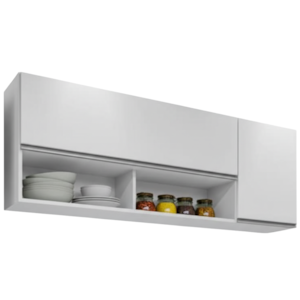 Armario Aereo 2 Portas BP 150 cm Maya Branco Eratto Moveis