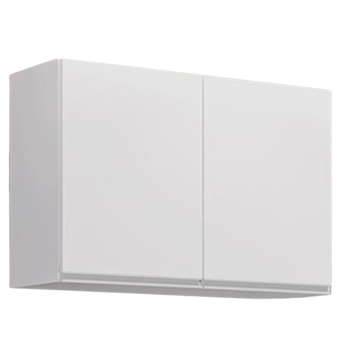 Armario Aereo 2 Portas BP 80 cm Isis Branco Eratto Moveis