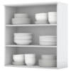 Armario Aereo 2 Portas MDF 80 cm Americana C356 Branco Henn