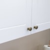 Armario Aereo 2 Portas MDF 80 cm Americana C356 Branco Henn