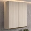 Armario Aereo 2 Portas MDF 80X90 cm Kali 119846 Bianco TOQ Nicioli