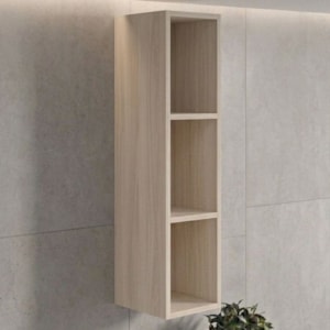 Armario Aereo 3 Nichos MDF 20X90 cm Kali 16675 Bianco TOQ Nicioli