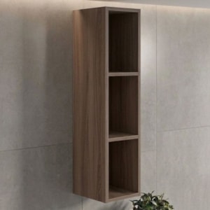 Armario Aereo 3 Nichos MDF 20X90 cm Kali 16675 Carvalho TOQ Nicioli
