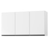 Armario Aereo 3 Portas 118 cm Suecia Branco RUDK