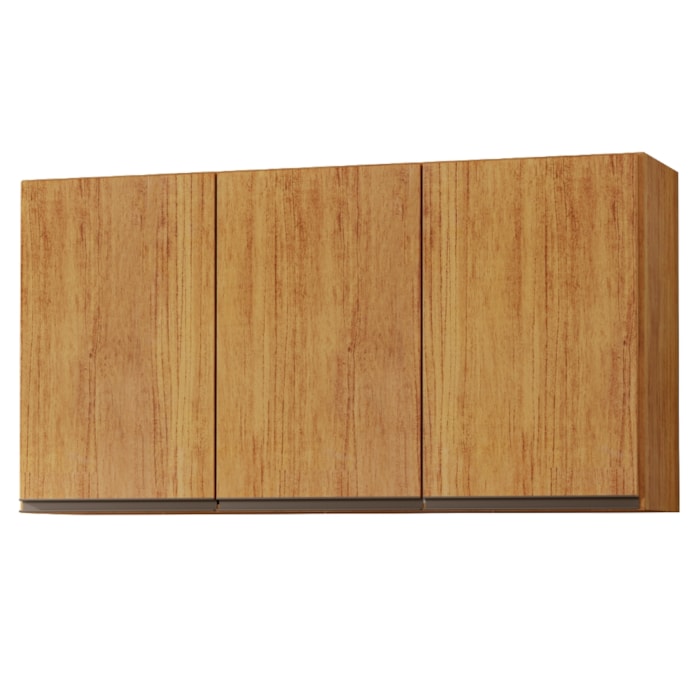 Armario Aereo 3 Portas 118 cm Suecia Cedro RUDK