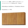 Armario Aereo 3 Portas 118 cm Suecia Cedro RUDK