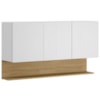 Armario Aereo 3 Portas 120 cm Line Supremo Cp Freijo KTP