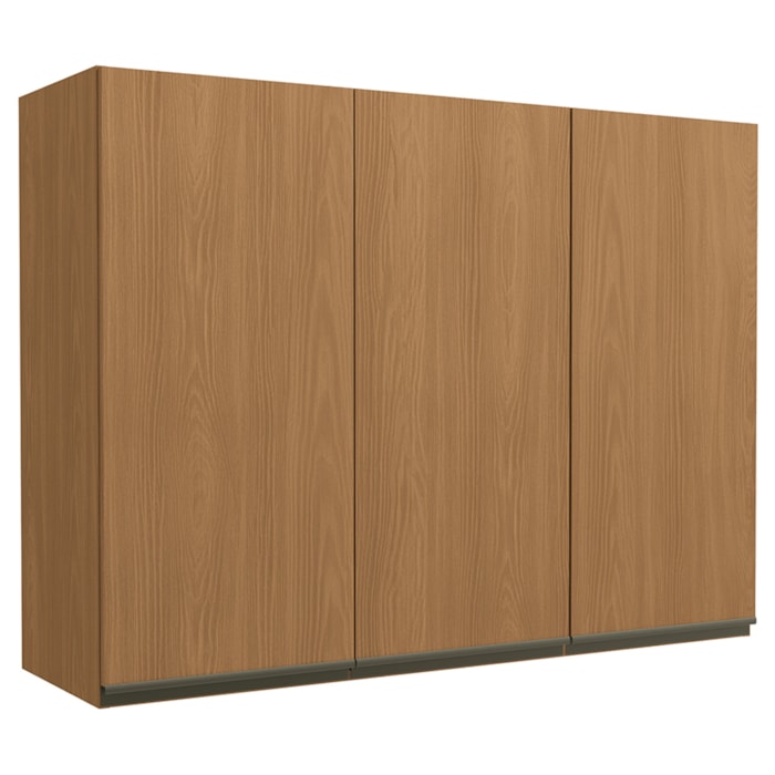 Armario Aereo 3 Portas 120 cm MDP Maxxi G766 Canela Kappesberg