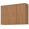 Armario Aereo 3 Portas 120 cm MDP Requinte C636 Nature Henn