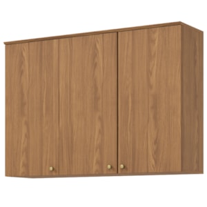 Armario Aereo 3 Portas 120 cm MDP Requinte C636 Nature Henn