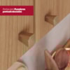 Armario Aereo 3 Portas 120 cm MDP Requinte C636 Nature Henn
