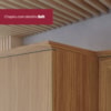 Armario Aereo 3 Portas 120 cm MDP Requinte C636 Nature Henn
