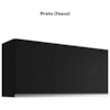 Armario Aereo 3 Portas 120cm Andreia Preto REAJL Moveis
