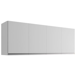 Armario Aereo 4 Portas 150cm Andreia Branco REAJL Moveis
