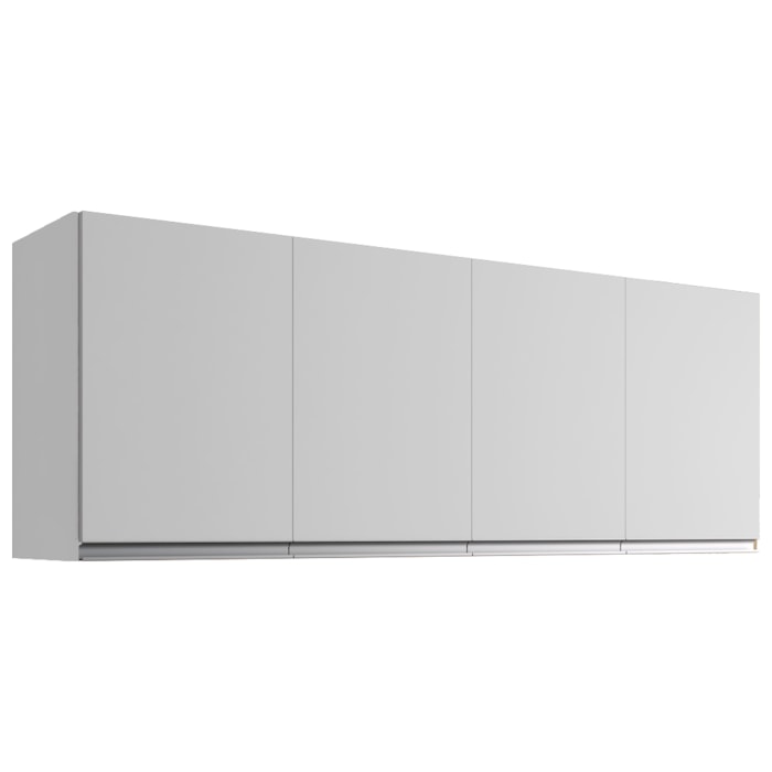 Armario Aereo 4 Portas 150cm Andreia Branco REAJL Moveis