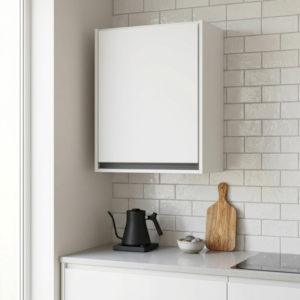 Armario Aereo 40 cm 1 Porta Evidence Branco POLIMAN