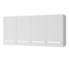 Armario Aereo 4P 120 cm Mara Branco Mobbs