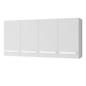 Armario Aereo 4P 120 cm Mara Branco Mobbs