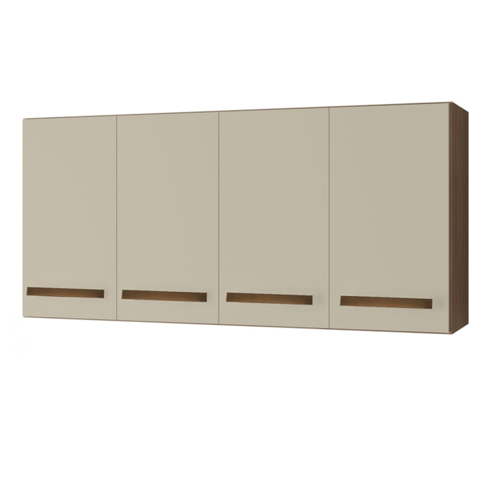 Armario Aereo 4P 120 cm Mara Savana Off White Mobbs
