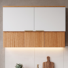 Armario Aereo 5 Portas 120 cm MDF Bari POLIMAN