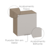 Armario Aereo 58 cm 1 Porta Etna Carvalho Oak Off White POLIMAN