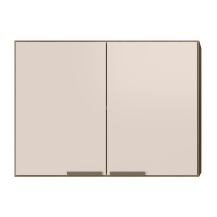 Armario Aereo 80 cm 2 Portas Etna Carvalho Oak Off White POLIMAN