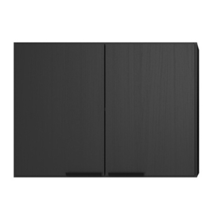 Armario Aereo 80 cm 2 Portas Etna Grafite POLIMAN