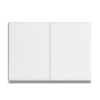 Armario Aereo 80 cm 2 Portas Evidence Branco POLIMAN