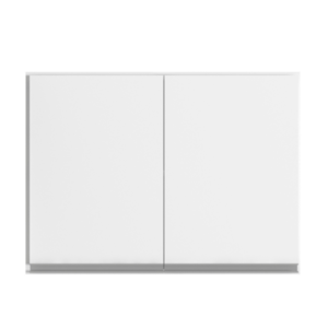 Armario Aereo 80 cm 2 Portas Evidence Branco POLIMAN