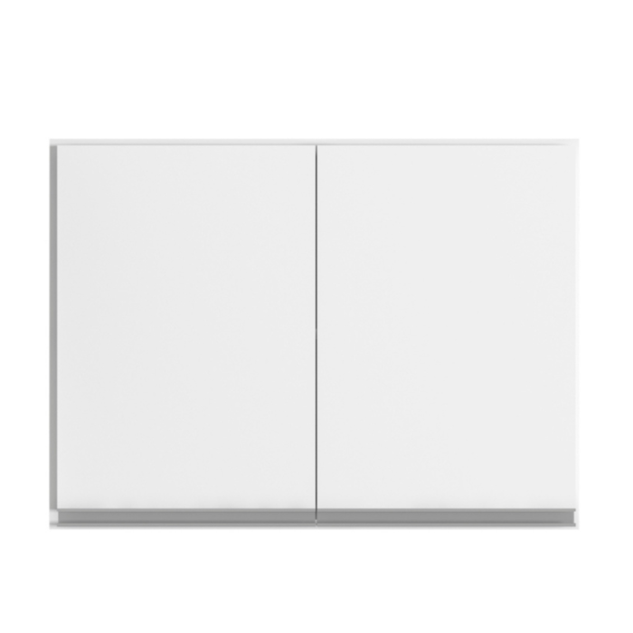 Armario Aereo 80 cm 2 Portas Evidence Branco POLIMAN