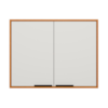 Armario Aereo 80 cm 2 Portas Ravena Freijo Off Acetinado POLIMAN