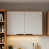 Armario Aereo 80 cm 2 Portas Ravena Freijo Off Acetinado POLIMAN