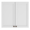 Armario Aereo 80 cm 2 Portas Unna Branco POLIMAN
