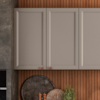 Armario Aereo 80 cm 2 Portas Unna Gris POLIMAN