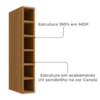 Armario Aereo Adega 6 Nichos 15 cm MDP Maxxi G760 Canela Kappesberg