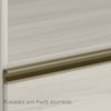 Armario Aereo Balcao Forno 80cm MDF Kali Bianco Toq Bianco Toq Nicioli