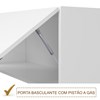 Armario Aereo Basculante 1 Porta 80CM MDF Kali Premium 12210x1 Branco Nicioli