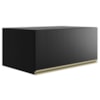 Armario Aereo Basculante 1P 80 cm MDF Proenca Nogueira Carbono Prime Demartez