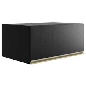 Armario Aereo Basculante 1P 80 cm MDF Proenca Nogueira Carbono Prime Demartez