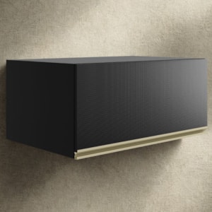 Armario Aereo Basculante 1P 80 cm MDF Proenca Nogueira Carbono Prime Demartez