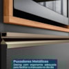 Armario Aereo Basculante 1P 80 cm MDF Proenca Nogueira Carbono Prime Demartez