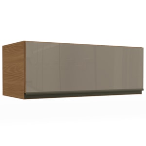 Armario Aereo Basculante 1P Vidro 80 cm Maxxi G770 Kappesberg Canela
