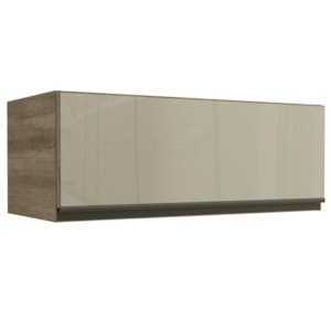 Armario Aereo Basculante 1P Vidro 80 cm Maxxi G770 Nogal Kappesberg