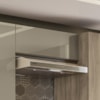 Armario Aereo Basculante 1P Vidro 80 cm Maxxi G770 Nogal Kappesberg