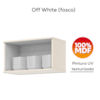 Armario Aereo Basculante 60 cm MDF C77 Connect Off White Henn