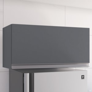 Armario Aereo Basculante 60cm Andreia Cinza REAJL Moveis