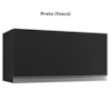 Armario Aereo Basculante 60cm Andreia Preto REAJL Moveis